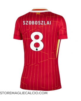 Liverpool Dominik Szoboszlai #8 Maglia Gara Casa Repliche 2024-25 Donna